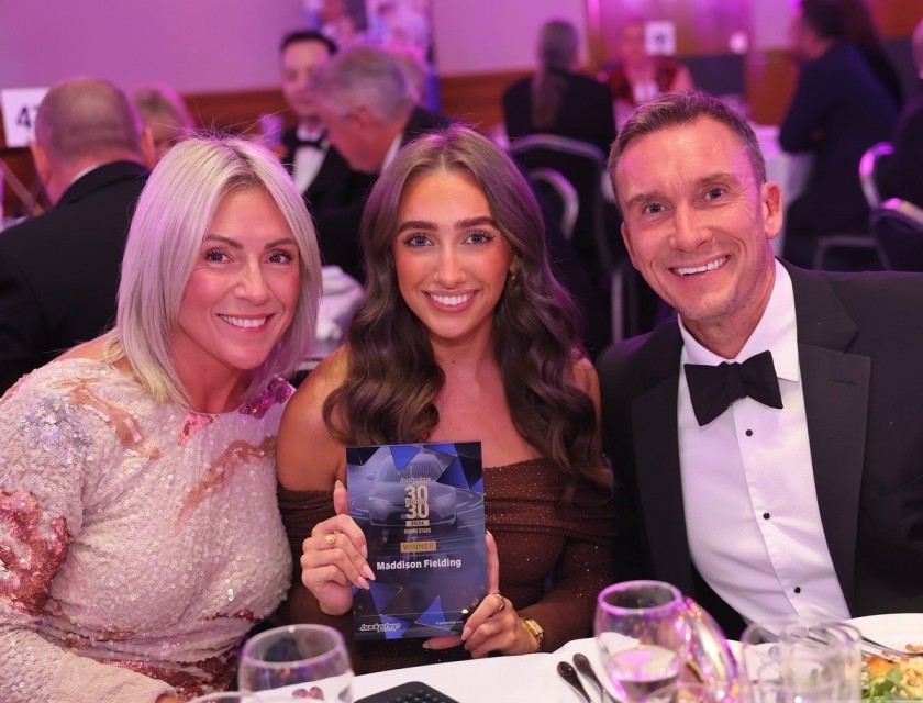 Photographed, from left: Angela Fielding, Maddison Fielding & Darren Fielding.